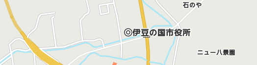 伊豆の国市周辺の地図
