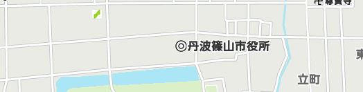 丹波篠山市周辺の地図