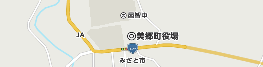 邑智郡美郷町周辺の地図