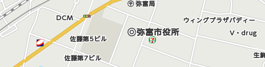弥富市周辺の地図