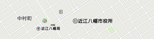 近江八幡市周辺の地図