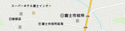 富士市周辺の地図