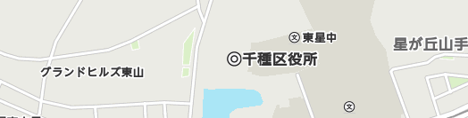 名古屋市千種区周辺の地図