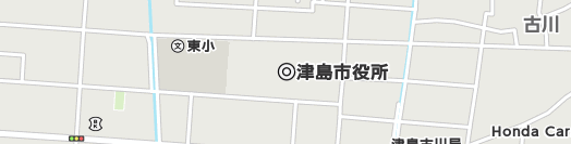 津島市周辺の地図