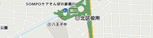 名古屋市北区周辺の地図