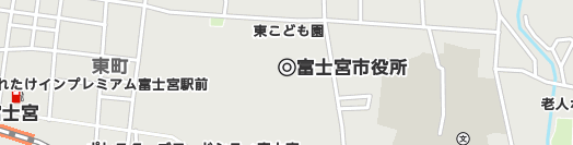 富士宮市周辺の地図