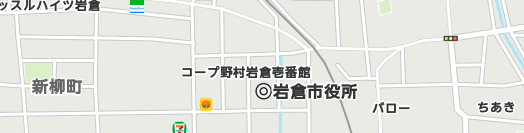 岩倉市周辺の地図