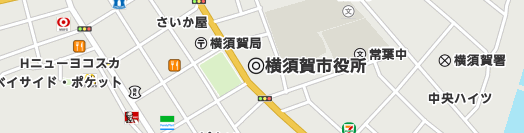 横須賀市周辺の地図