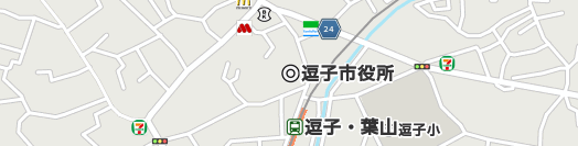 逗子市周辺の地図