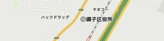 横浜市磯子区周辺の地図