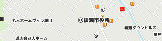 綾瀬市周辺の地図