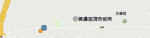 美濃加茂市周辺の地図