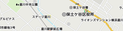 横浜市保土ケ谷区周辺の地図