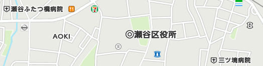 横浜市瀬谷区周辺の地図