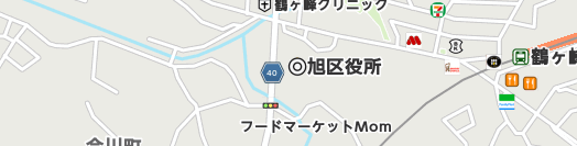 横浜市旭区周辺の地図