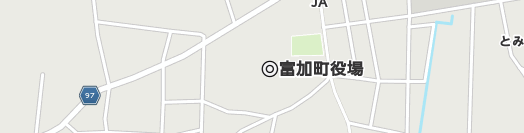 加茂郡富加町周辺の地図
