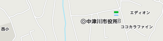 中津川市周辺の地図