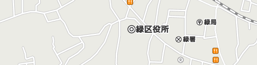 横浜市緑区周辺の地図