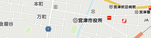 宮津市周辺の地図