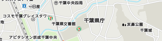 千葉県周辺の地図
