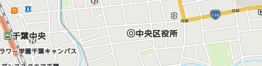 千葉市中央区周辺の地図