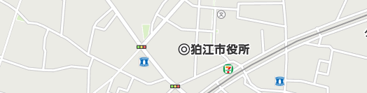 狛江市周辺の地図