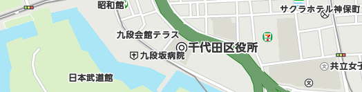 千代田区周辺の地図