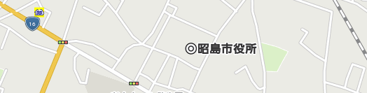 昭島市周辺の地図