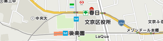文京区周辺の地図