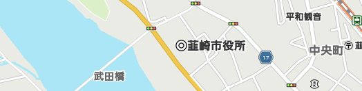 韮崎市周辺の地図