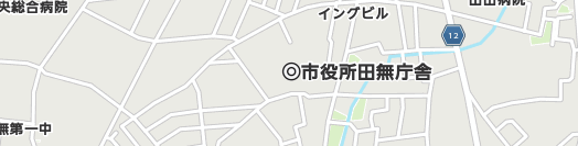 西東京市周辺の地図