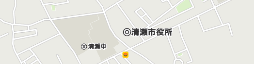 清瀬市周辺の地図