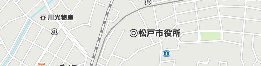 松戸市周辺の地図