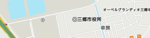 三郷市周辺の地図