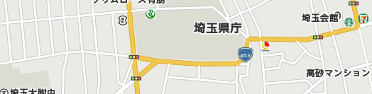 埼玉県周辺の地図