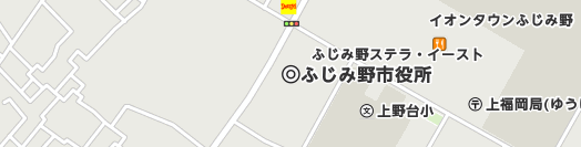 ふじみ野市周辺の地図