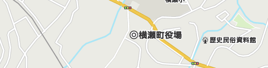 秩父郡横瀬町周辺の地図