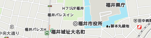 福井市周辺の地図