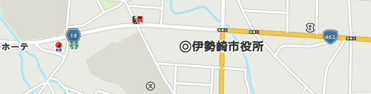 伊勢崎市周辺の地図