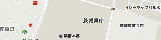 茨城県周辺の地図
