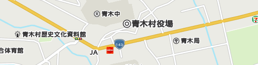 小県郡青木村周辺の地図