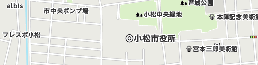 小松市周辺の地図