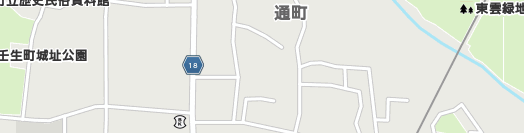 下都賀郡壬生町周辺の地図