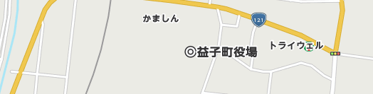 芳賀郡益子町周辺の地図