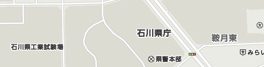 石川県周辺の地図