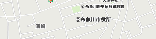 糸魚川市周辺の地図