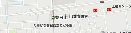 上越市周辺の地図