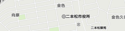 二本松市周辺の地図