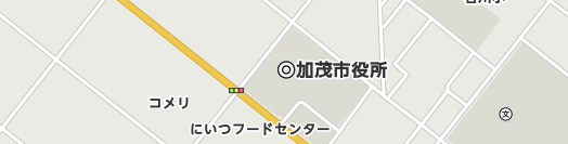 加茂市周辺の地図