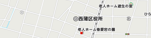 新潟市西蒲区周辺の地図